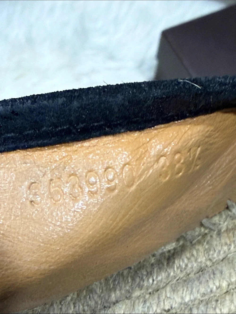 GUCCI Micro Guccissima Suede Espadrilles